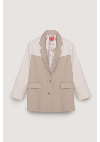 Bej Kadın Blazer Ceket CKT00010 fiyatları