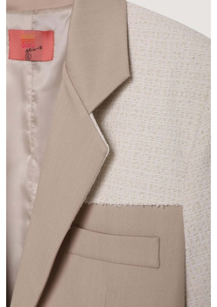 Bej Kadın Blazer Ceket CKT00010 modelleri