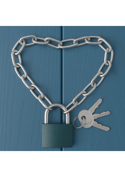 1 Kalite Çin Üretimi Zincirli Kilit Yurt Dolap Kilidi Asma Kilit