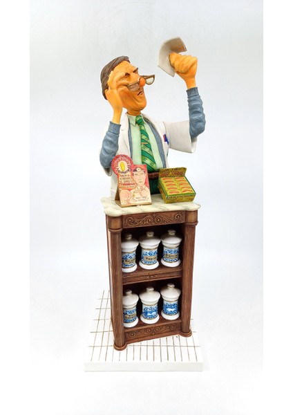 Guillermo Forchino Eczacı Adam Retired Item Koleksiyonluk Biblo | Eczacı Hediye | Eczane Dekorasyon