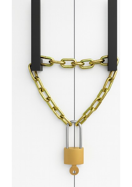 Sarı Asma Kilit Dolap Kilidi Yurt Dolap Kilidi