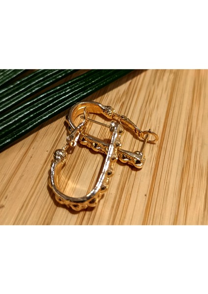 Altın Renk Lüks Gösterişli Figürlü Küpe fiyatları