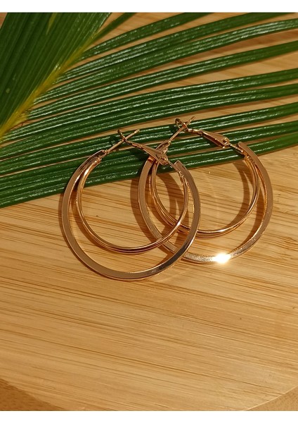 Bronz Renk Lüks Gösterişli Figürlü Halka Küpe fiyatları