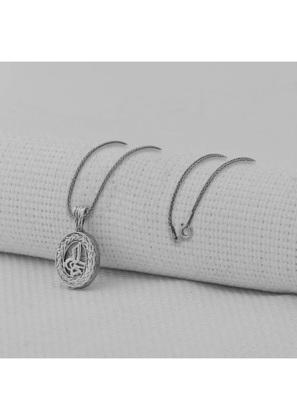 Osmanlı Tuğrası Kebir Dualı Cevşen 925 Ayar Gümüş Erkek Kolye