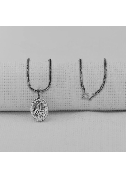 Osmanlı Tuğrası Kebir Dualı Cevşen 925 Ayar Gümüş Erkek Kolye