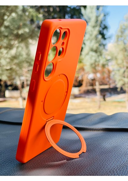 Samsung Galaxy S23 Ultra Kılıf Mgsafe Özellikli Standlı Pastel Renkler Azn-Reggal fırsatları