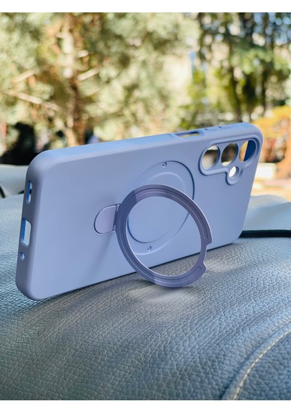 Samsung Galaxy S24 Fe Kılıf Mgsafe Özellikli Standlı Pastel Renkler Azn-Reggal modelleri