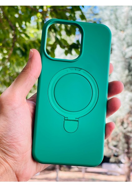 Apple iPhone 16 Pro Max Kılıf Mgsafe Özellikli Standlı Pastel Renkler Azn-Reggal