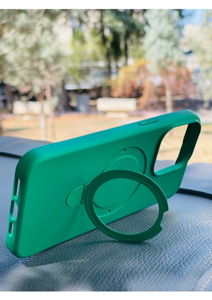 Apple iPhone 16 Pro Max Kılıf Mgsafe Özellikli Standlı Pastel Renkler Azn-Reggal modelleri