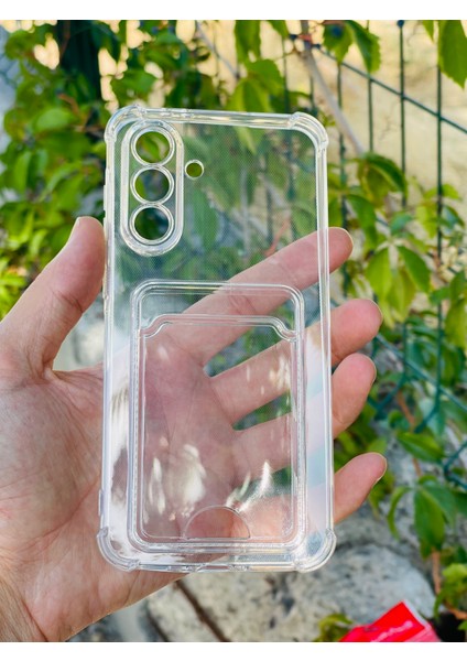 Samsung Galaxy A56 Kılıf Şeffaf Kartlıklı Silikon Azn-Setrakart