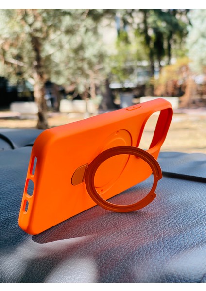 Apple iPhone 15 Plus Kılıf Mgsafe Özellikli Standlı Pastel Renkler Azn-Reggal modelleri