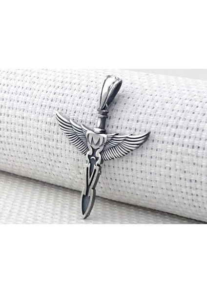 Kuru Kafa 925 Ayar Gümüş Erkek Kolye Ucu