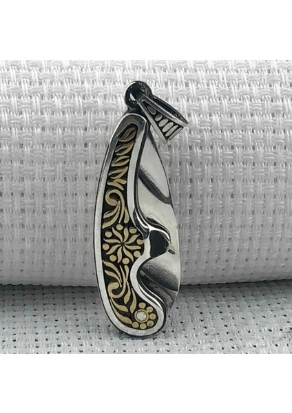 Bıcak Tasarımlı 925 Ayar Gümüş Erkek Kolye