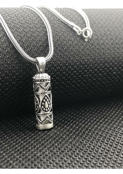 Cevşeni Kebir Dualı 925 Ayar Gümüş Erkek Kolye