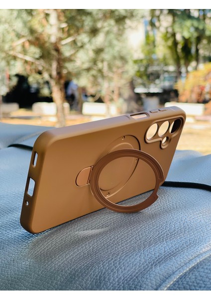 Samsung Galaxy A55 5g Kılıf Mgsafe Özellikli Standlı Pastel Renkler Azn-Reggal modelleri