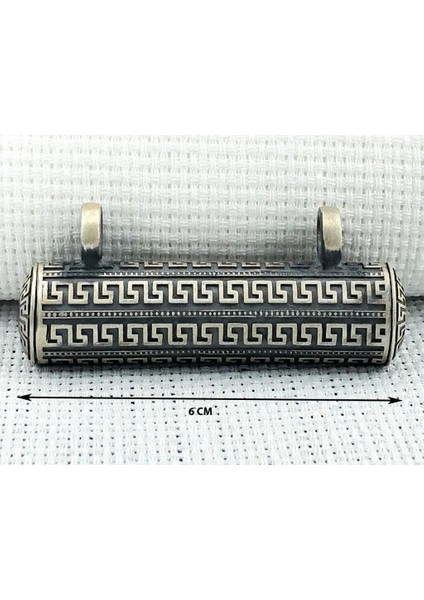 Büyük Boy Cevşeni Kebir Dualı 925 Ayar Gümüş Erkek Kolye