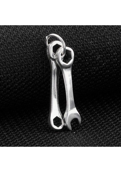 Tamir Anahtarı 925 Ayar Gümüş Erkek Kolye Ucu