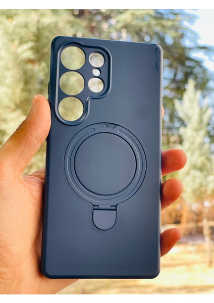 Samsung Galaxy S23 Ultra Kılıf Mgsafe Özellikli Standlı Pastel Renkler Azn-Reggal