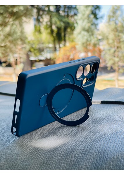 Samsung Galaxy S23 Ultra Kılıf Mgsafe Özellikli Standlı Pastel Renkler Azn-Reggal modelleri