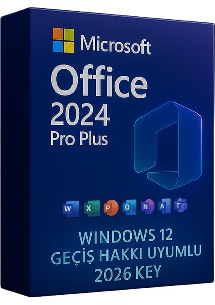 Windows 11 Pro + Office 2024/2026 Pro Plus | FQC-10556 Orijinal Lisanslı Bootable USB Kurulum Bellek | Windows 12 Geçiş Hakkı indirimleri