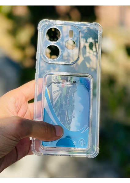 Xiaomi Redmi Note 14 4g Kılıf Şeffaf Kartlıklı Silikon Azn-Setrakart fiyatları