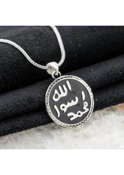 Muhr U Serıf 925 Ayar Gümüş Erkek Kolye