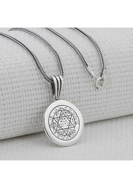 Süleyman Muhr U 925 Ayar Gümüş Erkek Kolye