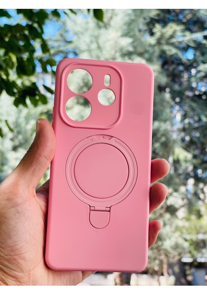 Xiaomi Redmi Note 14 4g Kılıf Mgsafe Özellikli Standlı Pastel Renkler Azn-Reggal