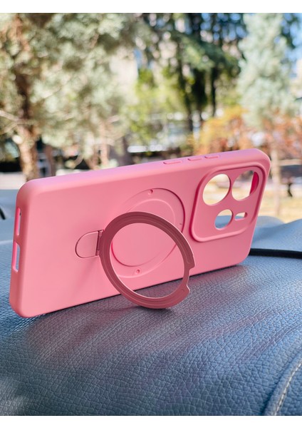 Xiaomi Redmi Note 14 4g Kılıf Mgsafe Özellikli Standlı Pastel Renkler Azn-Reggal modelleri