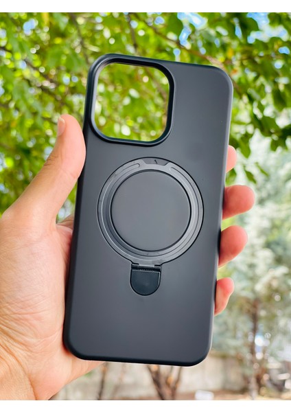 Apple iPhone 15 Kılıf Mgsafe Özellikli Standlı Pastel Renkler Azn-Reggal