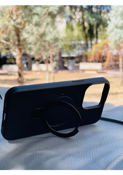 Apple iPhone 15 Kılıf Mgsafe Özellikli Standlı Pastel Renkler Azn-Reggal modelleri