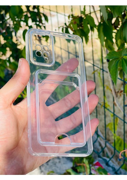 Xiaomi Redmi Note 12 Pro 4g Kılıf Şeffaf Kartlıklı Silikon Azn-Setrakart