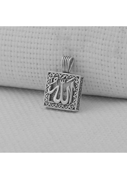 Allah Yazılı Kebir Dualı Cevşen 925 Ayar Gümüş Erkek Kolye