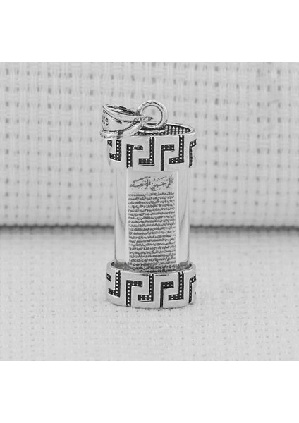 Cevşeni Kebir Dualı 925 Ayar Gümüş Erkek Kolye Ucu