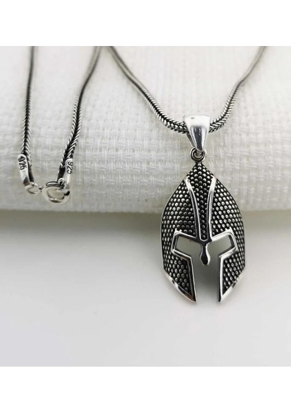 Migfer 925 Ayar Gümüş Erkek Kolye