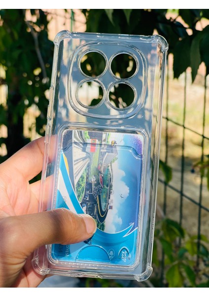 Xiaomi Redmi Note 14 Pro 4g Kılıf Şeffaf Kartlıklı Silikon Azn-Setrakart fiyatları