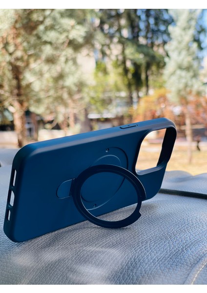 Apple iPhone 16 Pro Kılıf Mgsafe Özellikli Standlı Pastel Renkler Azn-Reggal modelleri