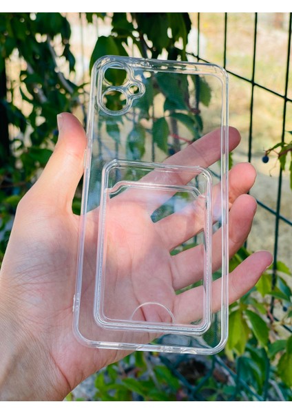Samsung Galaxy A06 Kılıf Şeffaf Kartlıklı Silikon Azn-Setrakart