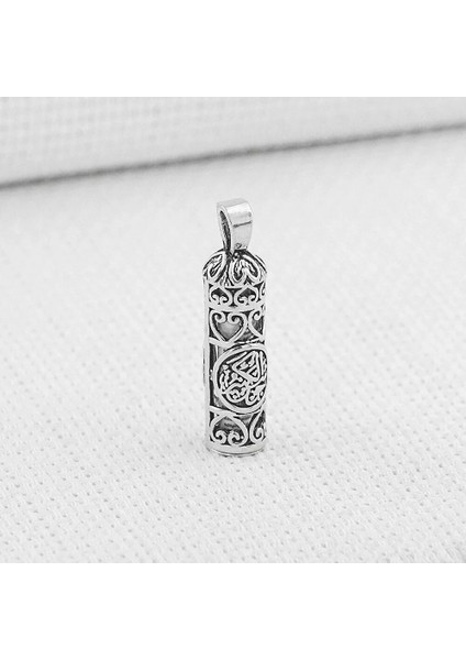 Cevşeni Kebir Dualı 925 Ayar Gümüş Erkek Kolye Ucu