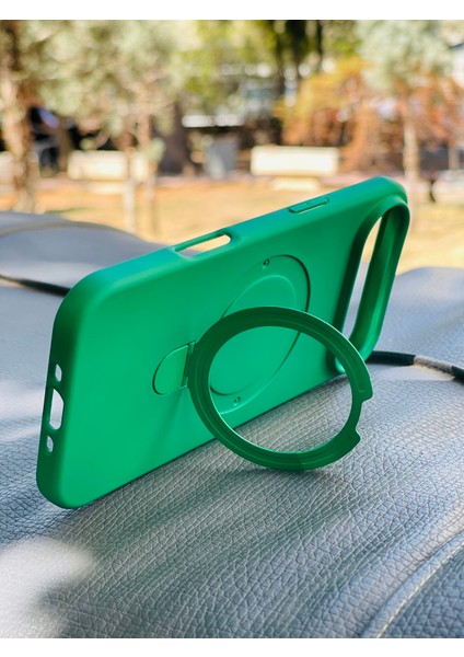 Apple iPhone 17 Air Kılıf Mgsafe Özellikli Standlı Pastel Renkler Azn-Reggal modelleri