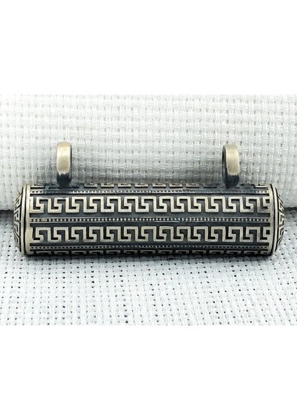 Büyük Boy Cevşeni Kebir Dualı 925 Ayar Gümüş Erkek Kolye Ucu
