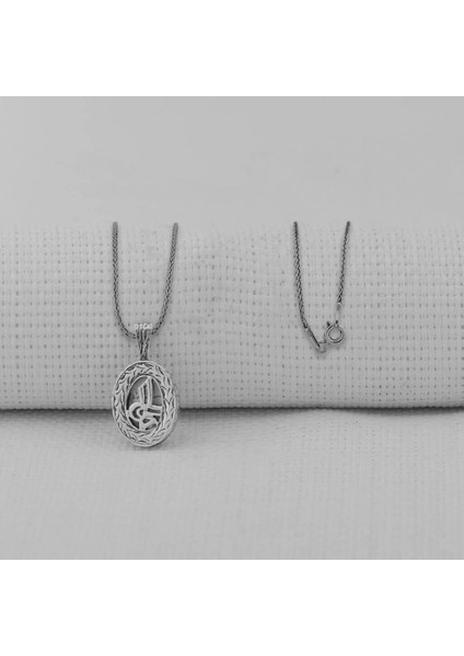 Osmanlı Tuğrası Kebir Dualı Cevşen 925 Ayar Gümüş Erkek Kolye