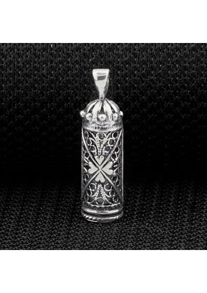 Tasarım Cevşen Dualı 925 Ayar Gümüş Erkek Kolye Ucu