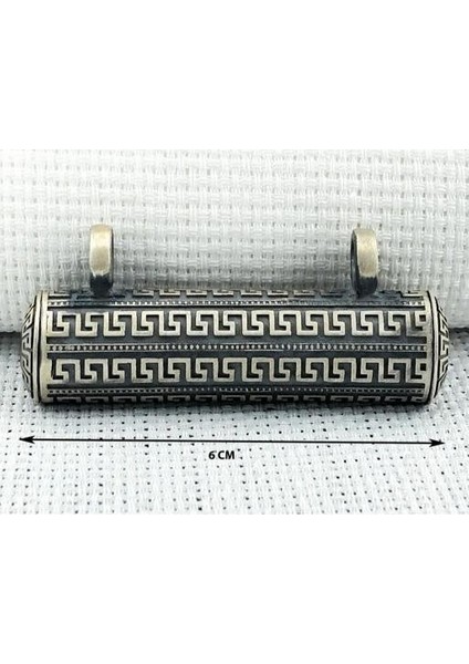 Büyük Boy Cevşeni Kebir Dualı 925 Ayar Gümüş Erkek Kolye Ucu