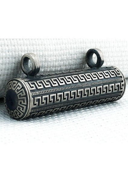 Büyük Boy Cevşeni Kebir Dualı 925 Ayar Gümüş Erkek Kolye Ucu