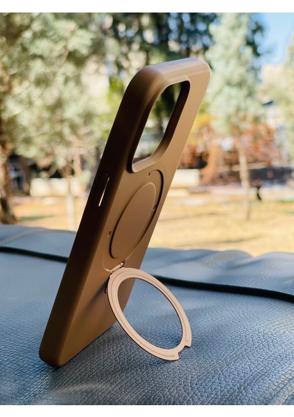 Apple iPhone 16 Pro Kılıf Mgsafe Özellikli Standlı Pastel Renkler Azn-Reggal fırsatları