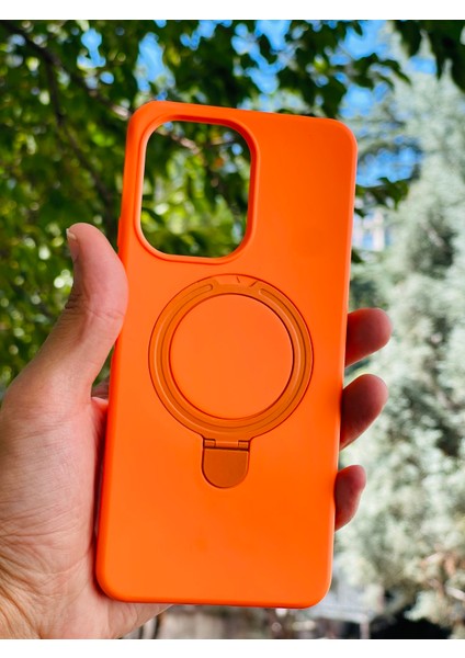 Xiaomi Redmi 13C Kılıf Mgsafe Özellikli Standlı Pastel Renkler Azn-Reggal