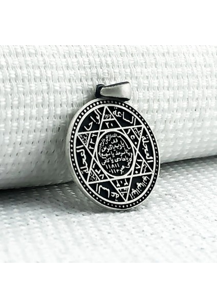 Süleyman Mührü 925 Ayar Gümüş Erkek Kolye Ucu