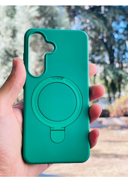 Samsung Galaxy A56 Kılıf Mgsafe Özellikli Standlı Pastel Renkler Azn-Reggal