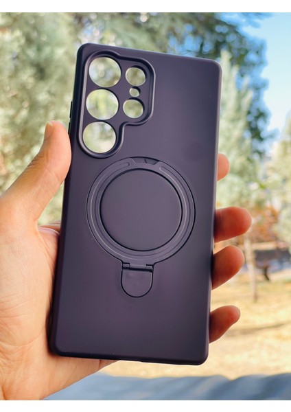 Samsung Galaxy S25 Ultra Kılıf Mgsafe Özellikli Standlı Pastel Renkler Azn-Reggal